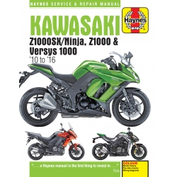 Instrukcja Haynes - Kawasaki Z1000SX/Ninja, Z1000 & Versys 1000 (2010-2016)