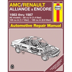 Instrukcje Haynes - AMC/Renault Alliance(1983-1987)i Encore(1984-1986) 